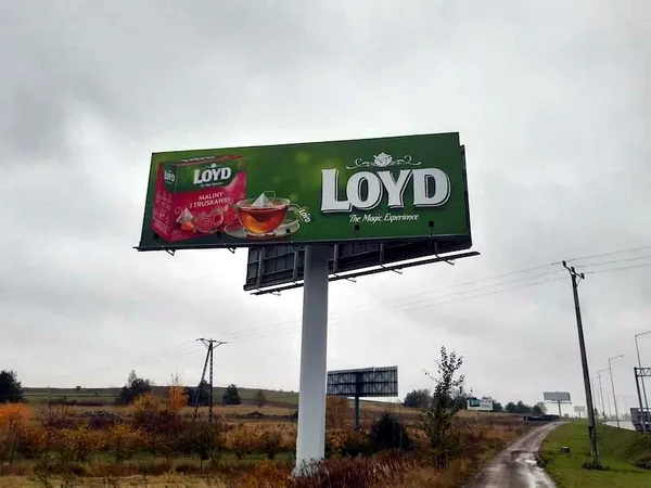 Billboard przy trasie – realizacja Komplexdruk